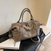 Women's Retro Frosted Crossbody Bag Handbag Large Capacity Casual Versatile Commuting Bag Shoulder Bag Multi-functional Tote Bag For Outdoor Commuting