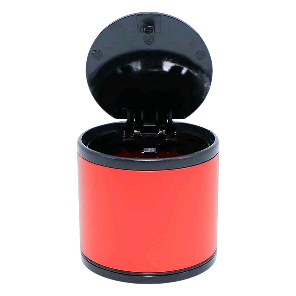 Mini Car Ashtray Multifunctional Anti Soot Flying Detachable Auto Ashtray with Press Lid for