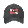Punk Unisex Cotton Vintage Scuba Diver Flag Baseball Cap Adult Dive Lover Adjustable Dad Hat Unisex Women Outdoor