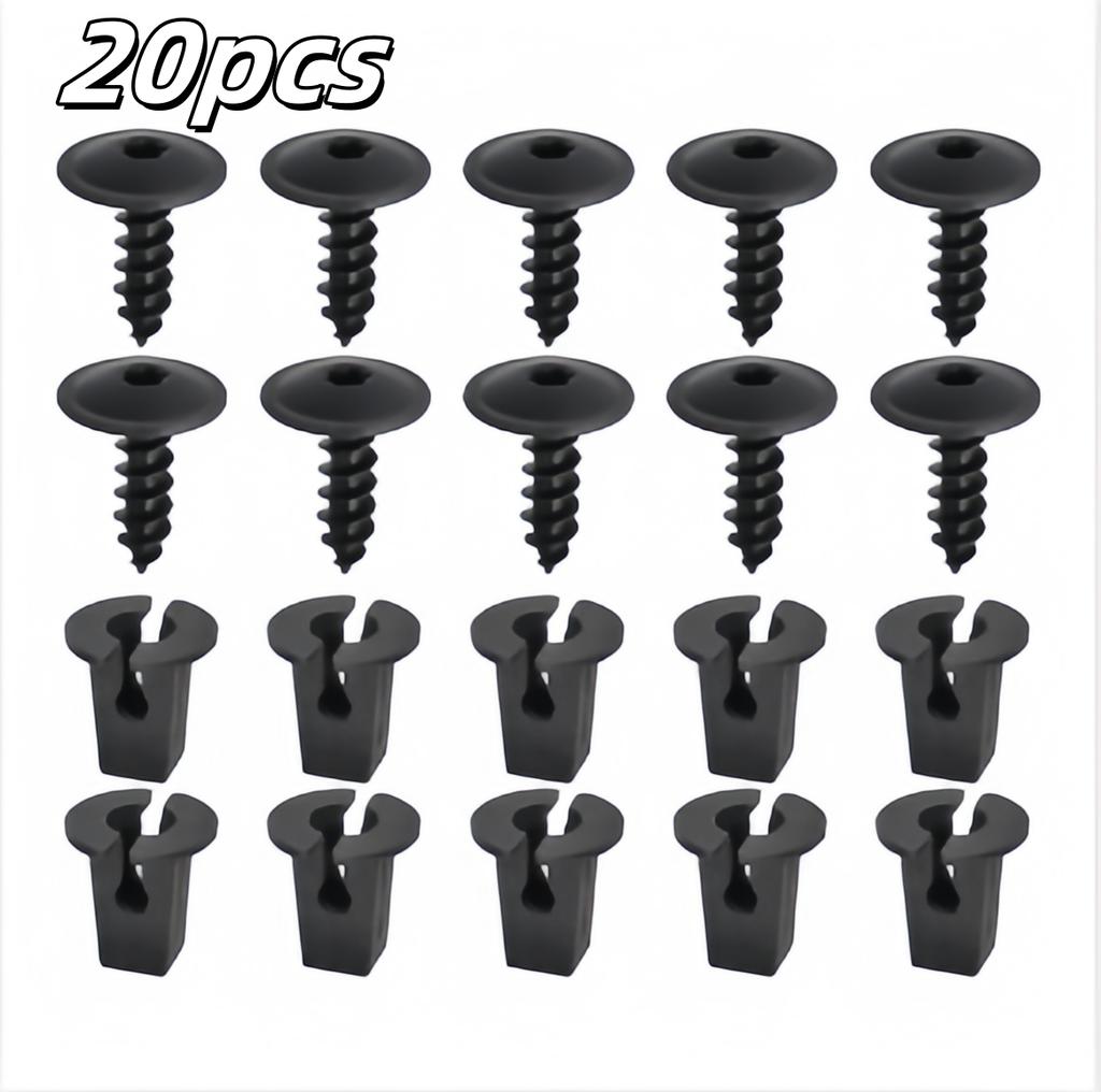 Universal Durable Car Interior Panel Clips Kit Self-Tapping Screw Fastening Washers Automotive Hardware Fasteners