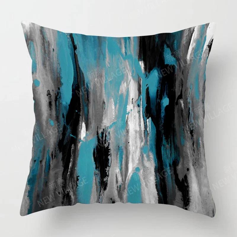 Modern Abstract Green Cushion Cover Home Decor Pillow Cover Sofa Throw Pillow Cover