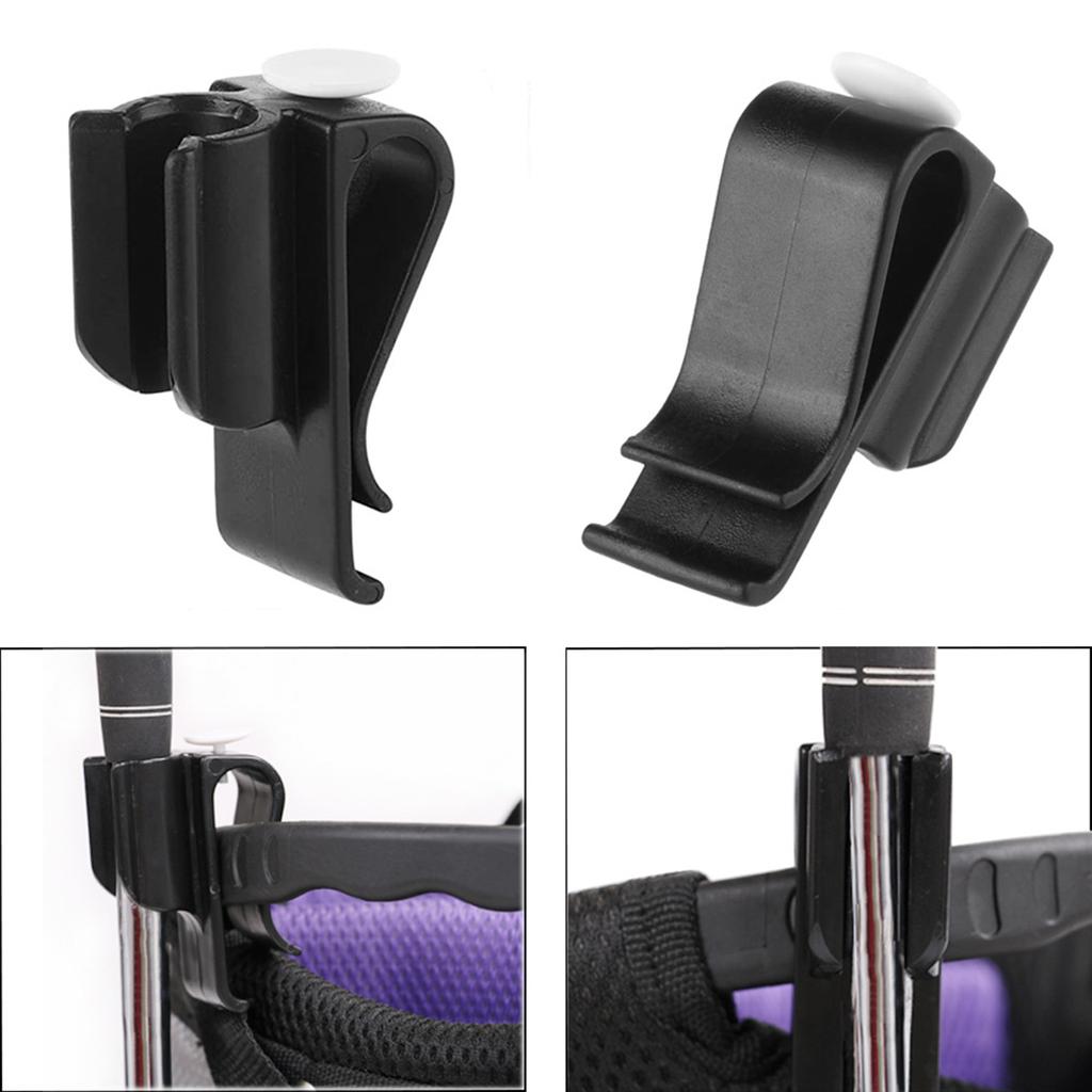 10Pcs Golfs Putters Clamp Holder Club Clip Marker Golfs Club Bag Clips On Putters Clamp Plastic Black Putting Clip
