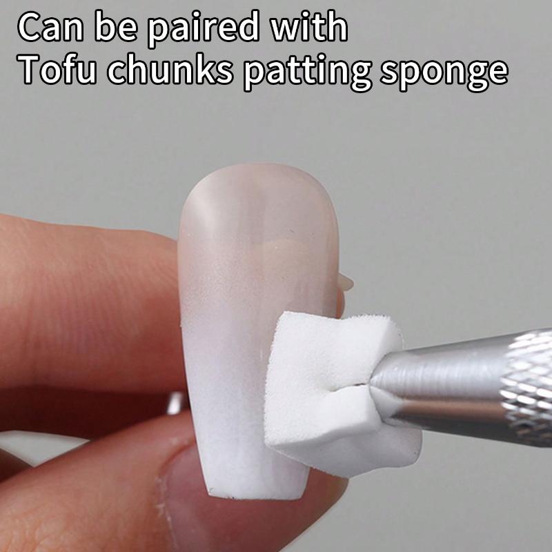 1 Nail Sponge Clip And 50 Sponge Applicators Set Gold And Silver Sponge Clip Manicure Grabbing Sponge Tools For Nail Polish Cosmetic Application