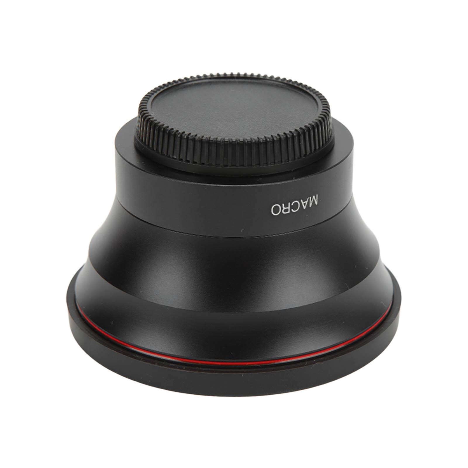 

49mm Wide Angle Camera Lens 0.43X HD Professional Wide Angle Lens with Macro Lens Camera Accessory