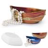 DIY Crystal Epoxy Resin Mold Gypsum Cement Pirate Ship Boat Storage Box Container Decorative Mirror Silicone Molds