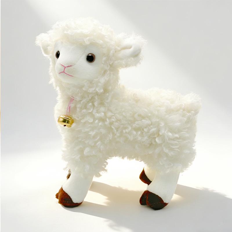 Curly Little Sheep Plush Toy - Soft Mianmian Cloth Doll Gift