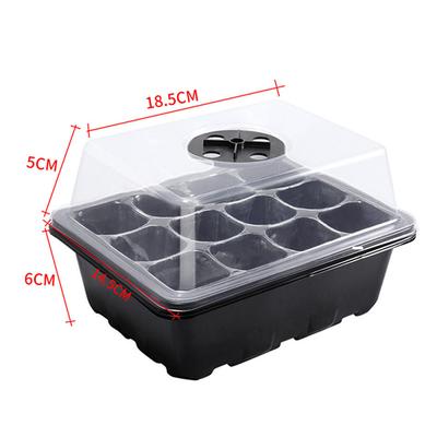 1 Packs Seed Starter Tray With Plant Light, Seedling Starter Trays Kits With Adjustable Humidity Domes And Usb Data Cable