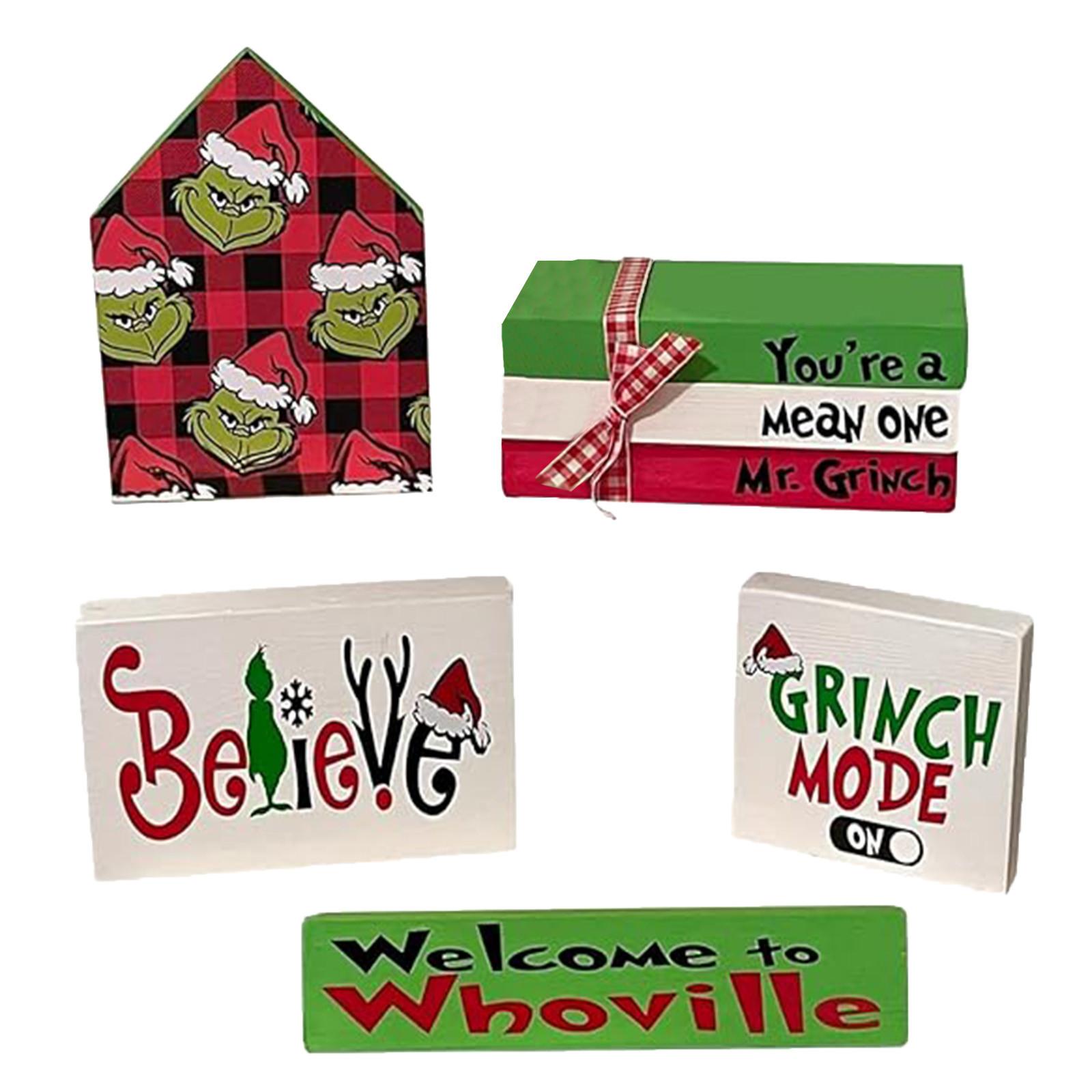 

Рождественский многоуровневый декор подноса G-rinch Многоуровневый орнамент подноса Рождественские деревянные вывески Декоративные подносы Поднос для рождественской вечеринки, Как украсть рождественский поднос One Size