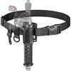 Fishing Waist Belt Rod Holder Adjustable Waist Wading Belts Portable Pole Inserter for Spinning Casting Fly Fishing