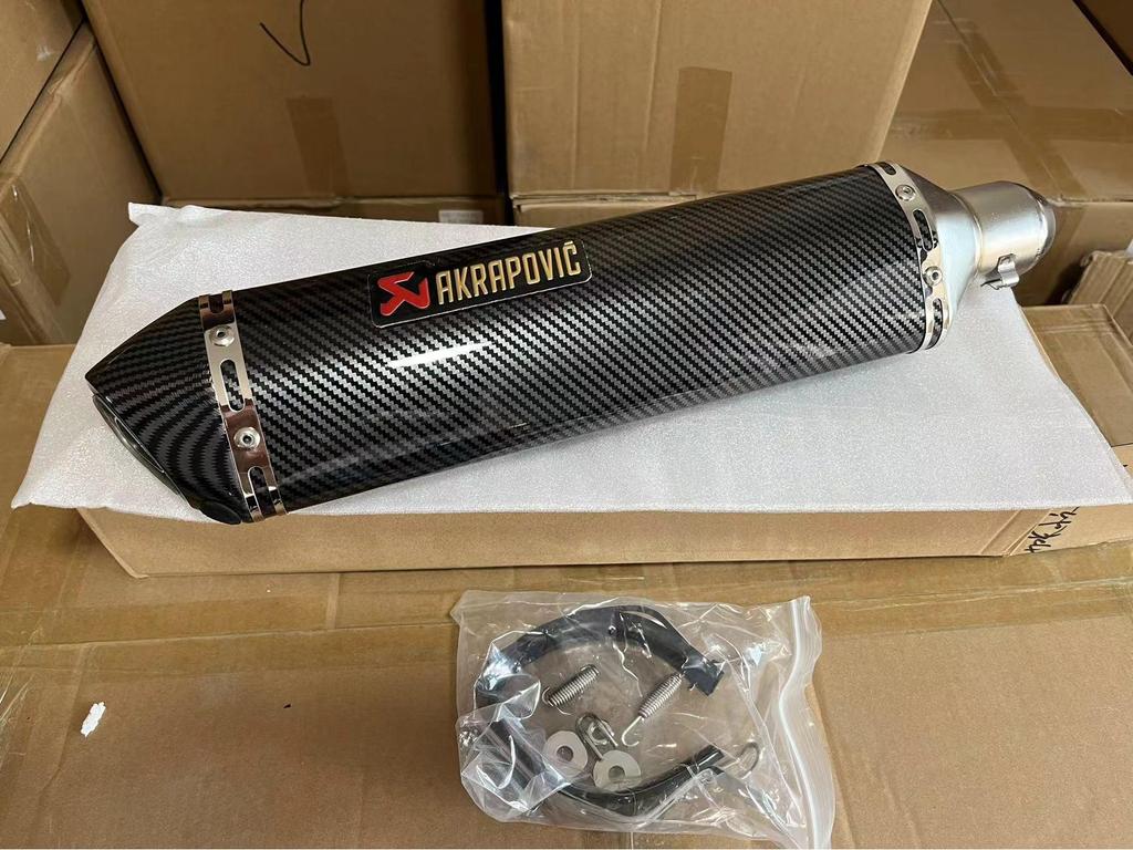 Motorcycle Scorpion Compact Hexagonal Carbon Fiber Exhaust for Ninja Sports Models