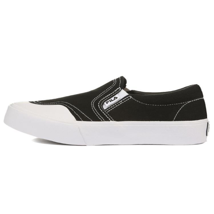

FILA Guard Slip On Canvas Low top Skateboard Shoes Unisex Black White 1XM01164_013 230