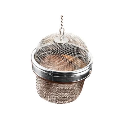 Verlängerter Kettenhaken Tee-Ei Edelstahl Gewürz-Aroma-Sieb Suppenwürzungen Trennfilter