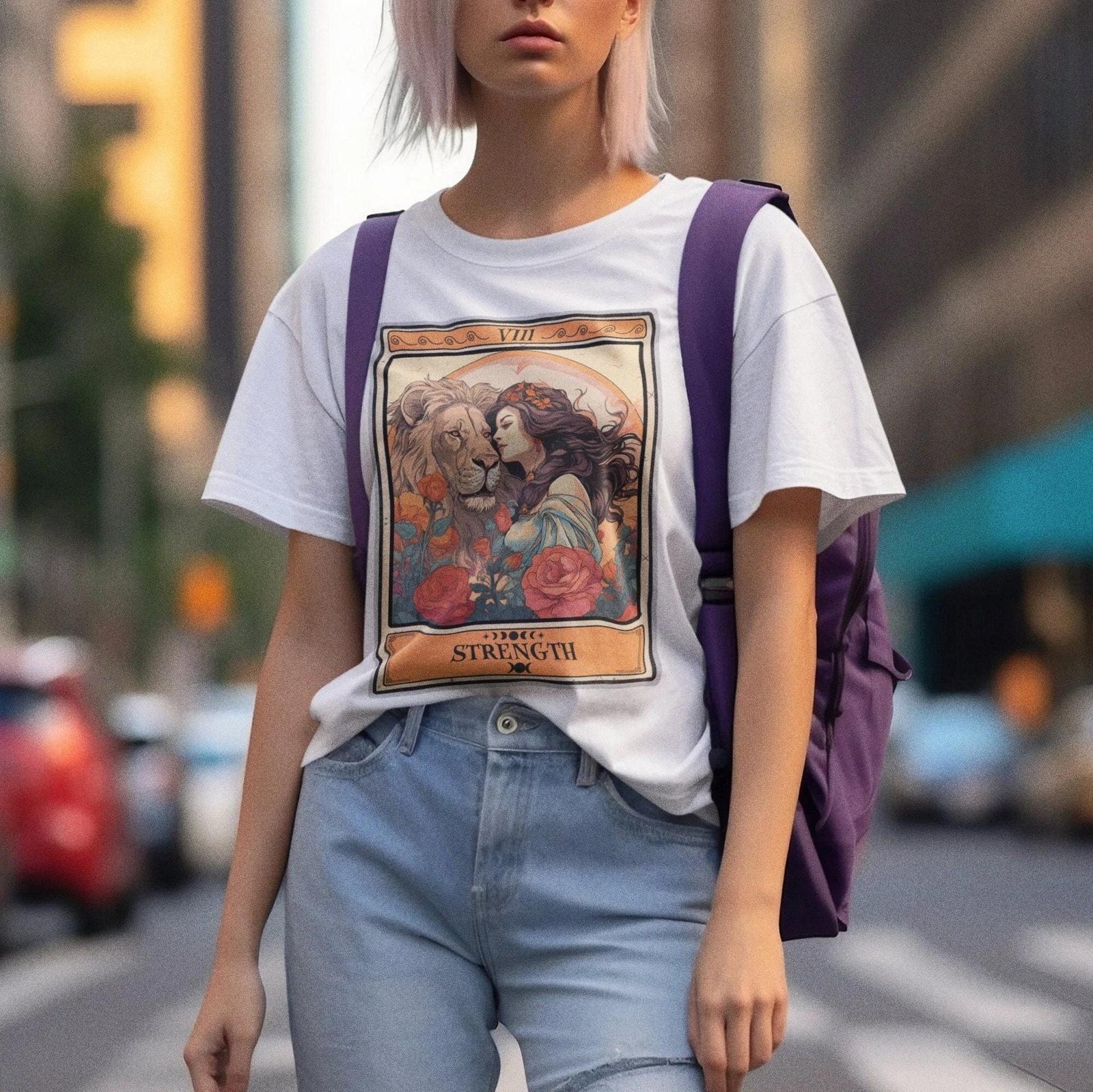 Strength Tarot Card Shirt S