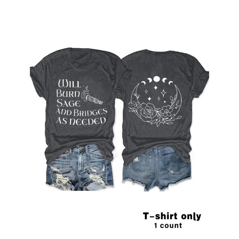 

Женская летняя футболка с круглым вырезом и короткими рукавами с принтом, новая удобная футболка XXL