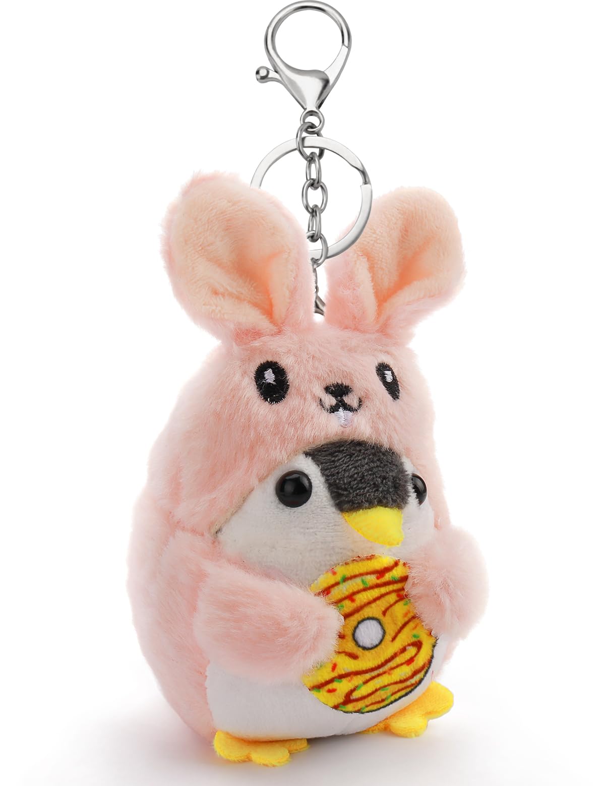 

[Ищу] Плюшевый брелок-пингвин, Милый пушистый кулон в виде животного, Пингвин с длинными ушами, Розовый, Подарок на день рождения, Подарок, Подарок на выпускной, Подарок для девушки