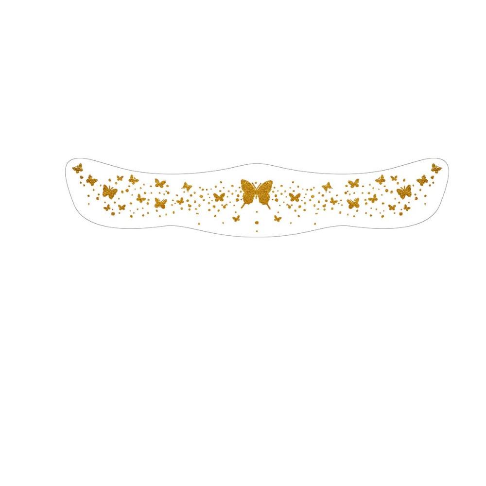 DIY Collarbone Freckle Tattoo Butterfly Star Dots Heart Bronzing Sparkle Face Temporary Tattoo Clavicle Chest Position
