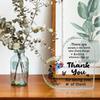 Acrylic Heart Thank You Appreciation Gift - Heart-Shaped Decorative Ornament for Home, Anniversary, Birthday, Christmas, New Year, Thanksgiving 