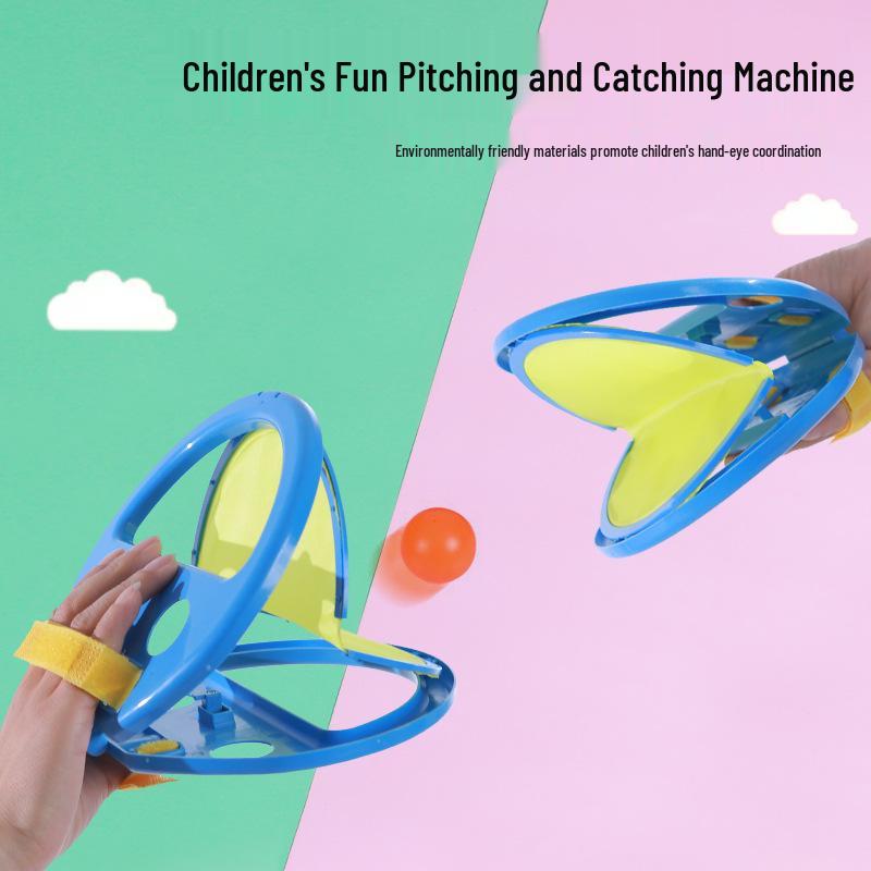 Hand Clip Double Ball Catch: Interactive Fitness Equipment for All Ages