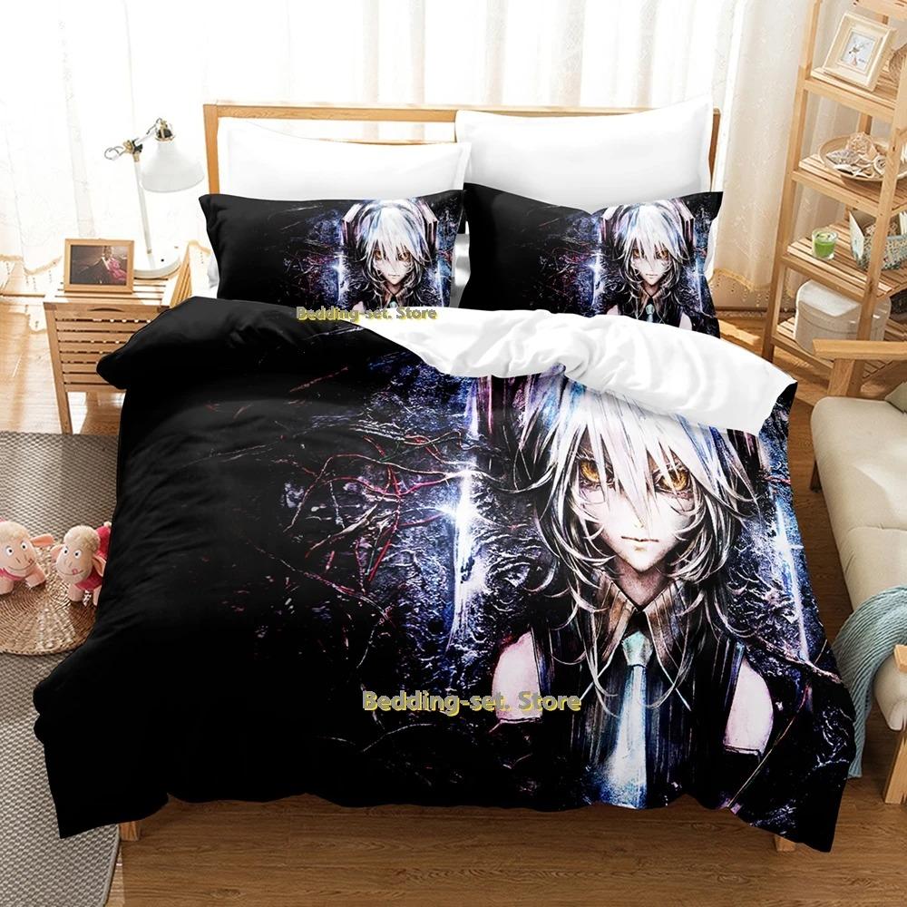 Elegant Classic Single Twin Full Queen King Vocaloid Size Bed Adult Kid Bedroom Duvetcover Sets 3D Anime Quilt