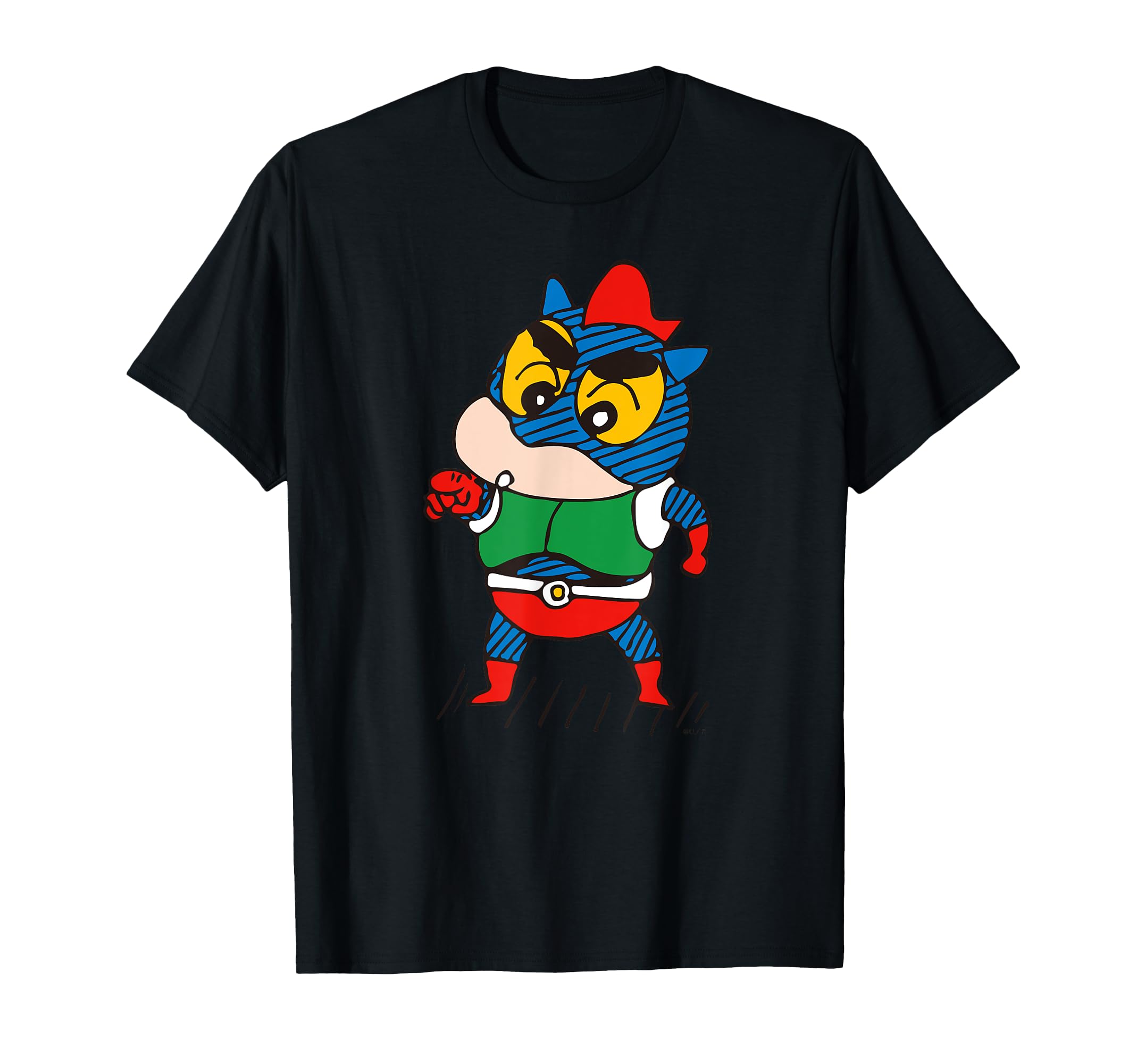 

Crayon transforms into an action [Manga] Shin-chan mask! T-shirt чёрный