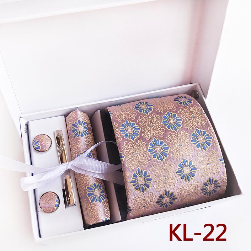 Polyester Business Executive Men'S Tie 6-Piece Gift Box Tie