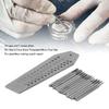 14-teiliges Gewindeschneid- und Gewindebohrersatz 0,7 mm - 2 mm Juwelier Uhrmacher Gewindeschneider Gewindebohrer für Schmuckherstellung Uhrenreparatur