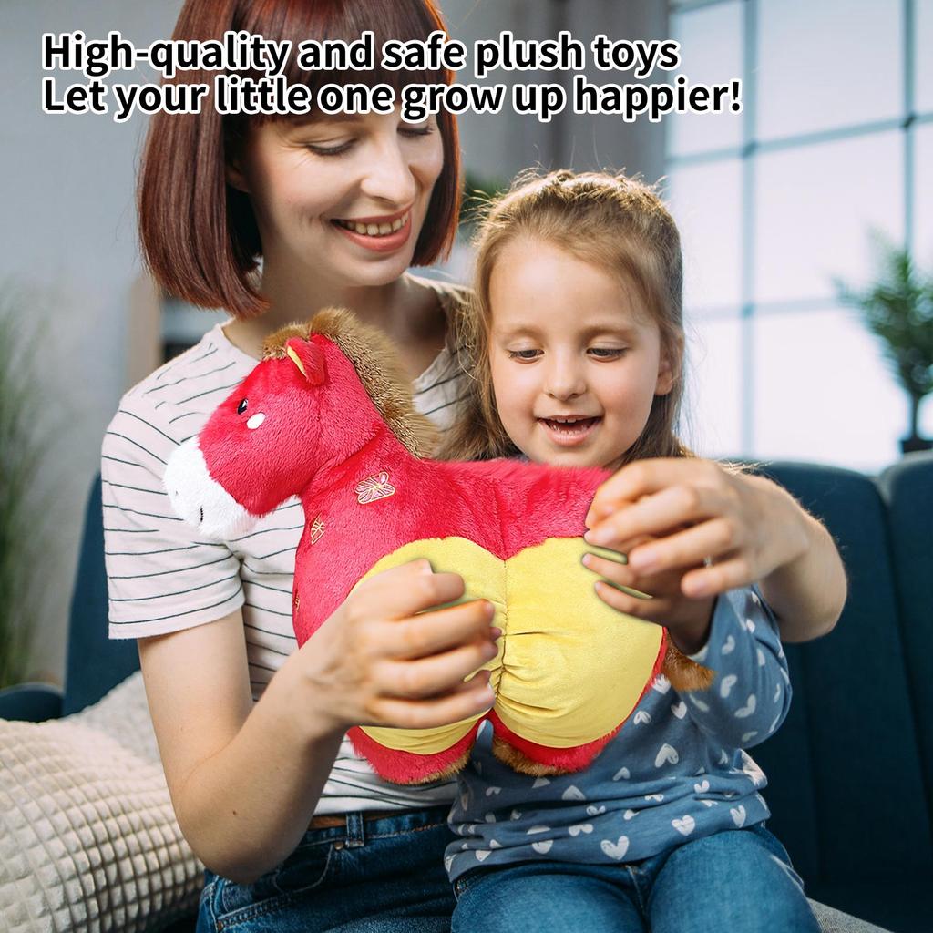 Pferdejahr Schmeichelkissen, Pferdejahr Maskottchen Plüschtier