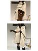 High-End Wool Knit Cape: Cozy Autumn/Winter Solid Color Shawl Coat