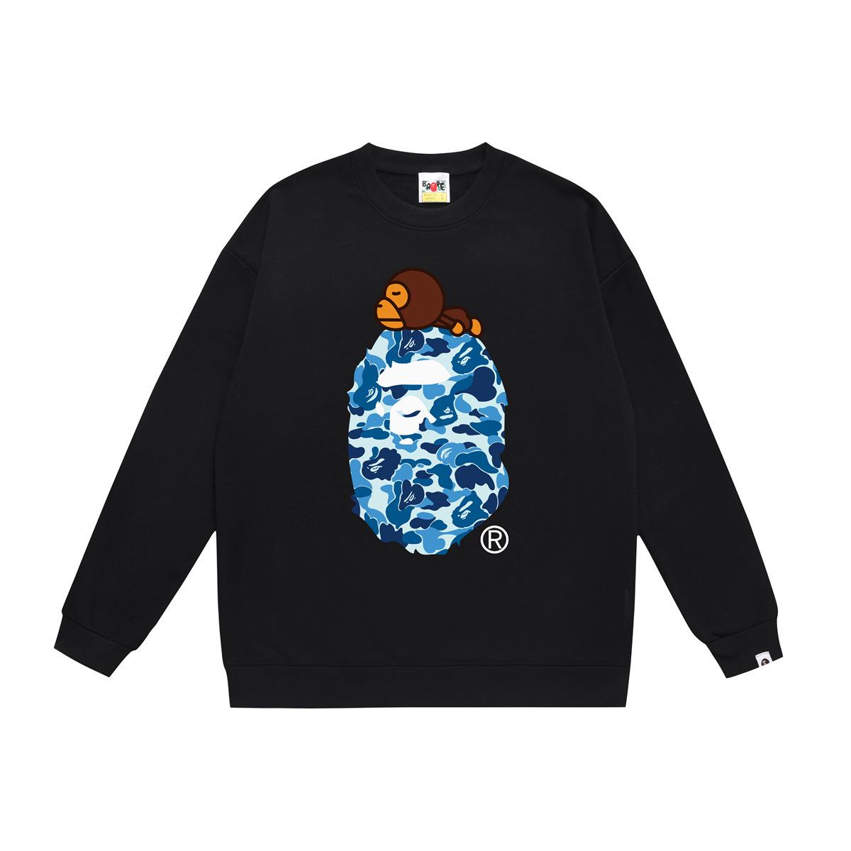 

Унісекс Худі BAPE з принтом Ape Head - Модний Осінньо-Зимовий Стиль Хіп-Хоп Small