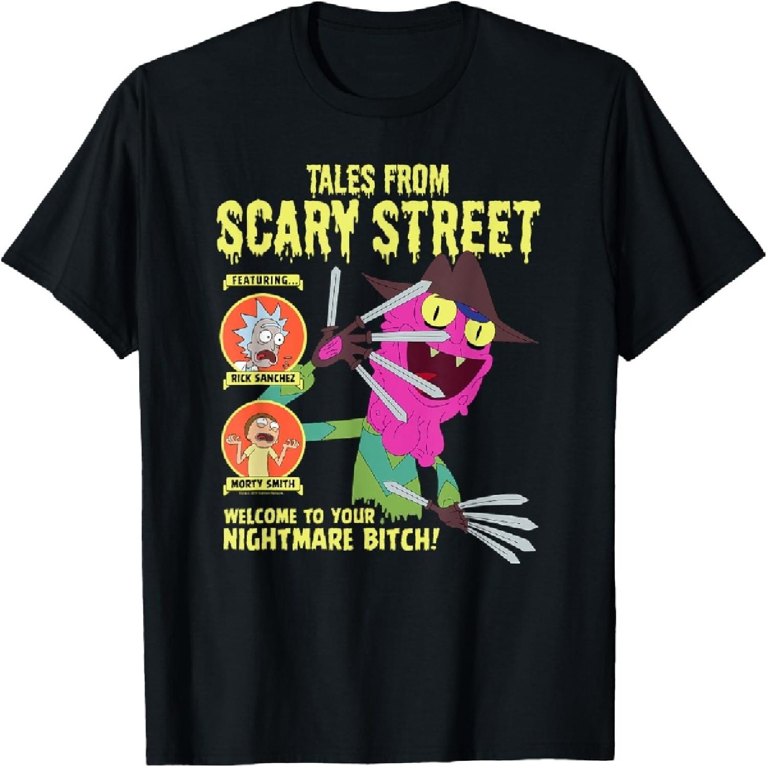 Футболка Rick and Morty Tales from Scary Street Футболка XXXXXL разноцветный