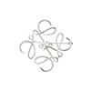 Anagram Brass Brooch Unisex Accessories 11125020-9230