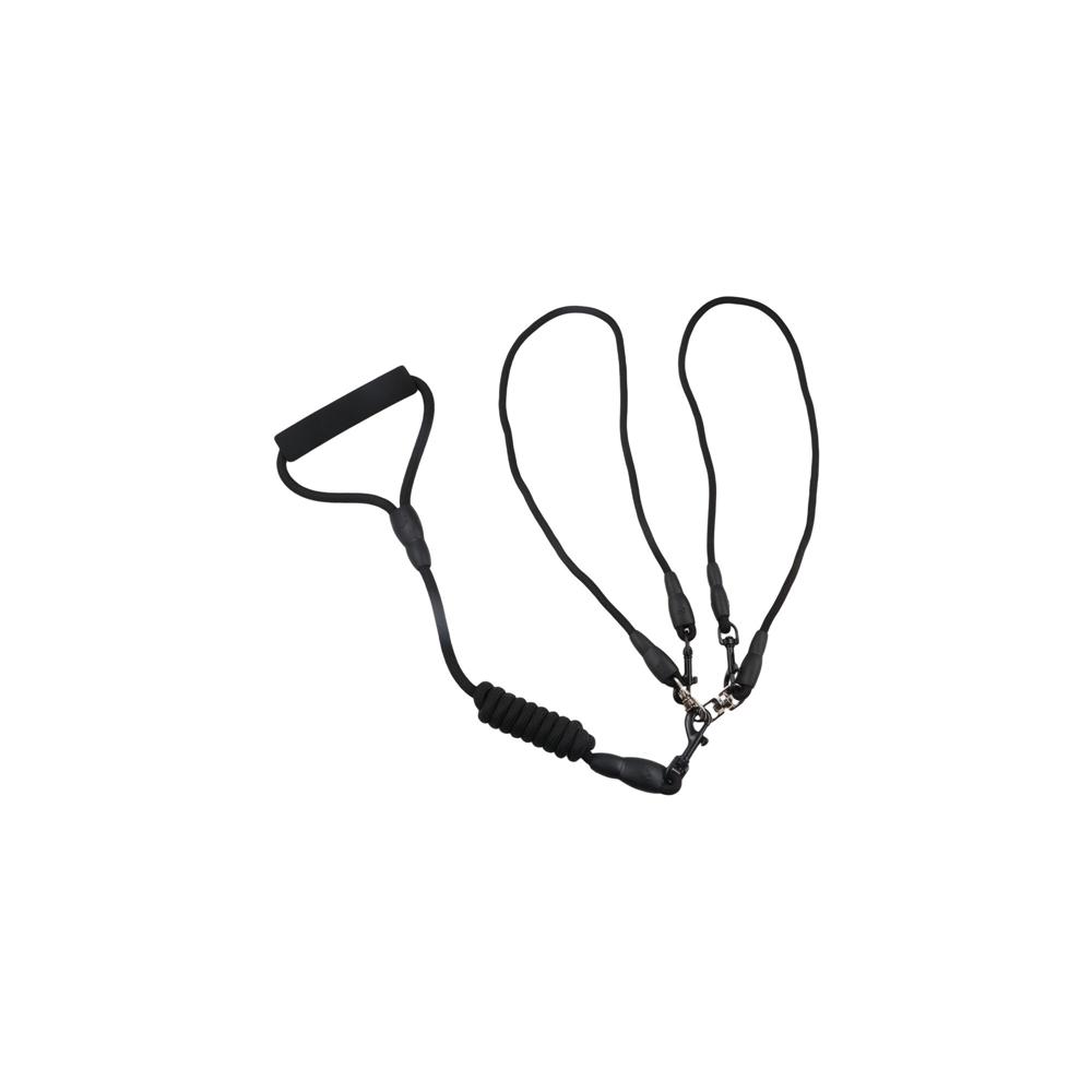 

Adjustable Two Heads Dogs Leash With Foam Handle Dogs Traction Rope Walking The Dogs