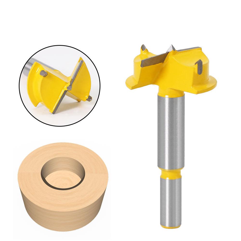 Cabinet Hinge Boring Bit 35mm - Adjustable Depth Limited Woodworking Tool, Aircraft Hinge Installer for Kitchen Cupboards