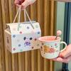Cute and high-value birthday gift girls ceramic mug exquisite gift box girlfriends children practical souvenir