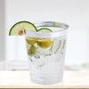 50pcs 10oz Golden Rim Cups, Durable Hard Plastic Water Glasses Suitable for Weddings and Parties, Party Dinnerware Drink Ware