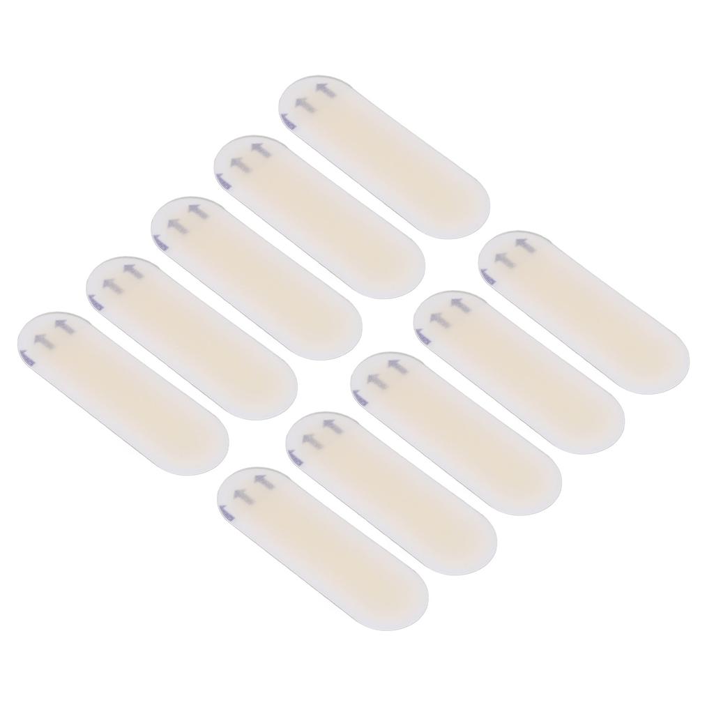 10 Pièces Coussinet Gel Anti-Ampoules 20x60mm Autocollants Ampoules Prévenir Usure Pieds Talons Hauts Coussin Gel