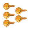5Pcs Girl Hairpins Cartoon Multiple Patterns Pan Shape Secure Hold Hair Clips Side Bang Hair Pins Versatile Hair Accessories