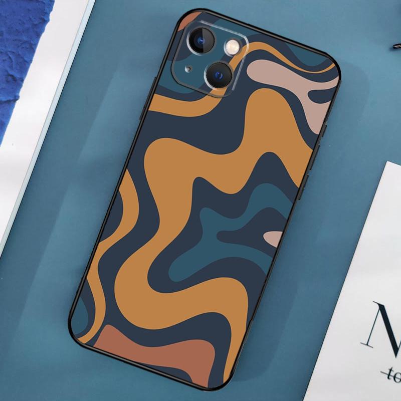 

Чехол для телефона Liquid Swirl Abstract Beige Sage Green для iPhone 15 14 Pro Max 11 13 12 Mini X XR XS Max SE 2020 7 8 Plus Cover Capa iPhone 7 8