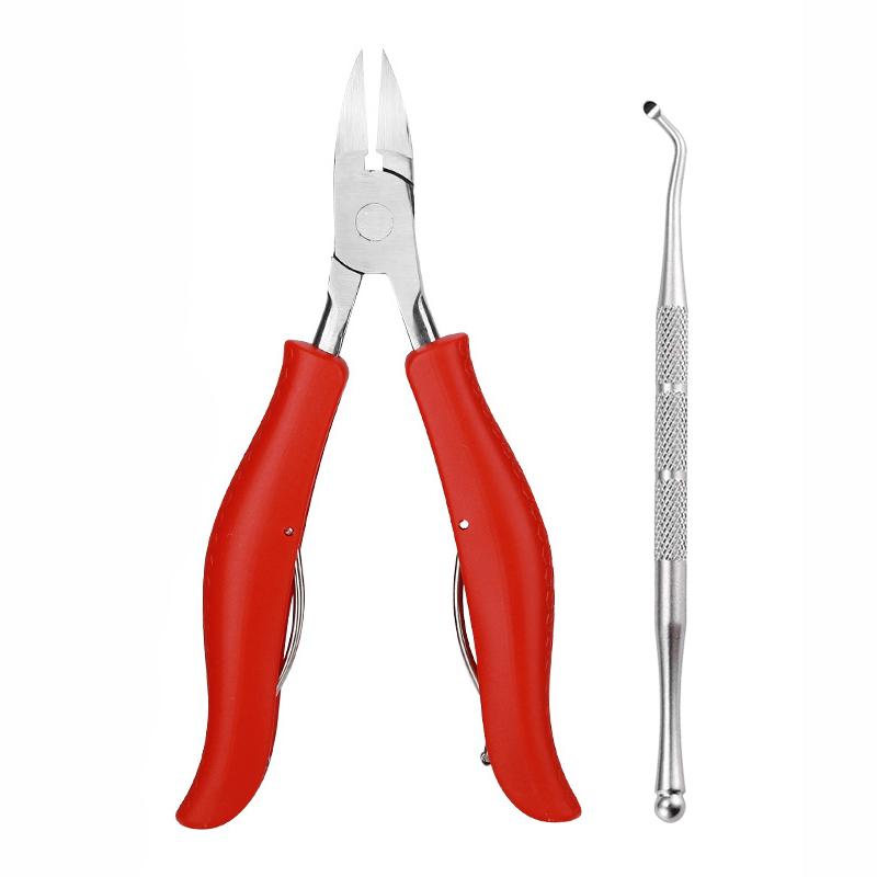 Zehennagelknipser, Nagelkorrektur, dicker Nagel, eingewachsene Zehennägel, Zange für abgestorbene Haut, Nagelkunst, Pediküre, Pflege, Zangenschneider, Scherenwerkzeug