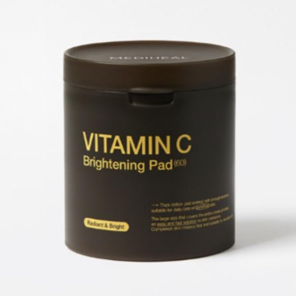 Mediheal Vitamin C Brightening Toner Pad – Radiance & Blemish Care (60 Pads)