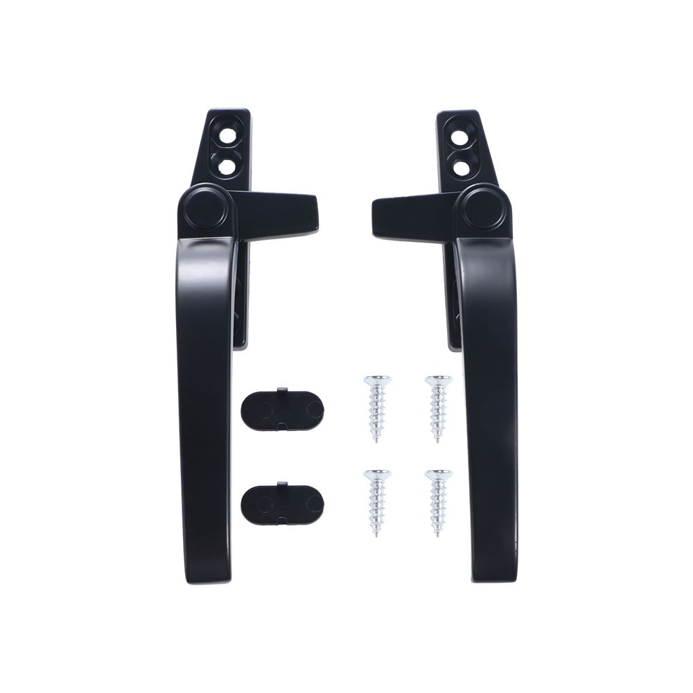 Thickened Open Door Window Handle Right/Left Hand Aluminum Alloy Window Lock Handle Black/White With Lock Hardware