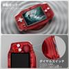 Anbernic RG 34XX Whatsko Handheld Game Linux IPS Vibration Japanese Language Transparent Red Console, System, H700, 3.4-inch Display, WiFi/Bluetooth,