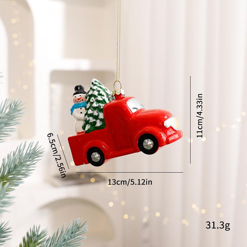 2025 New Christmas Ornaments Set Santa Claus & Novelty Ball Hanging Pendants for Xmas Tree Decor Home Party Decoration