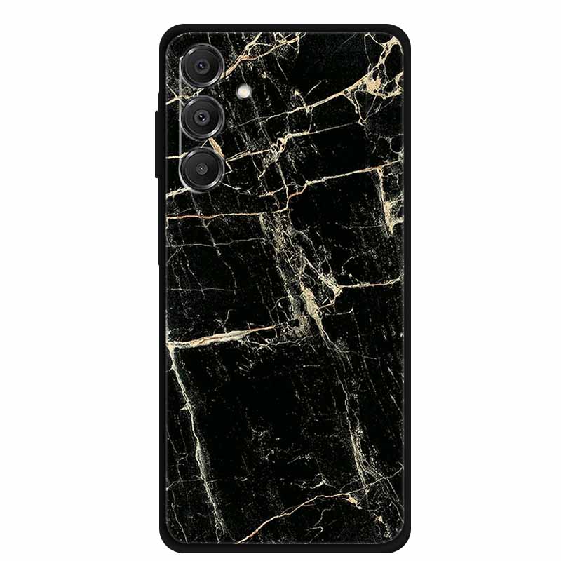 For Samsung Galaxy A14 A15 A16 5G Case Marble Soft TPU Phone Back Cover For Samsung A14 A15 4G Shockproof Silicone Painted Coque