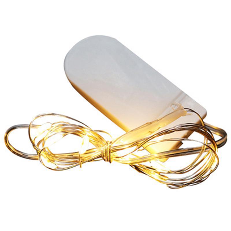 LED Copper Wire String Lights: Multicolor Floral Waterproof Decoration for Cake & Gifts
