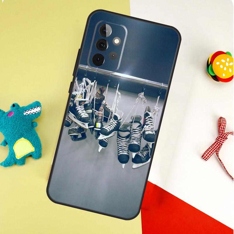 Ice Hockey Sport For Samsung Galaxy A22 A32 A52 A54 A34 A14 A55 A35 A15 A53 A33 A13 A05 A06 A16 Phone Case