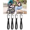 4 Pack Multifunctional Stroller Clips Strong Webbing Hooks For Diaper Bags Groceries Backpacks Wheelchairs Hook