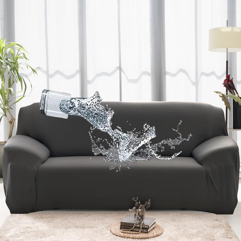 1/2/3/4 Seats Sofa Couch Cover Waterproof Elastic Corner Sofa Covers L Shaped Sofa Slip Cover Protector Bench Cover Thin Fabric