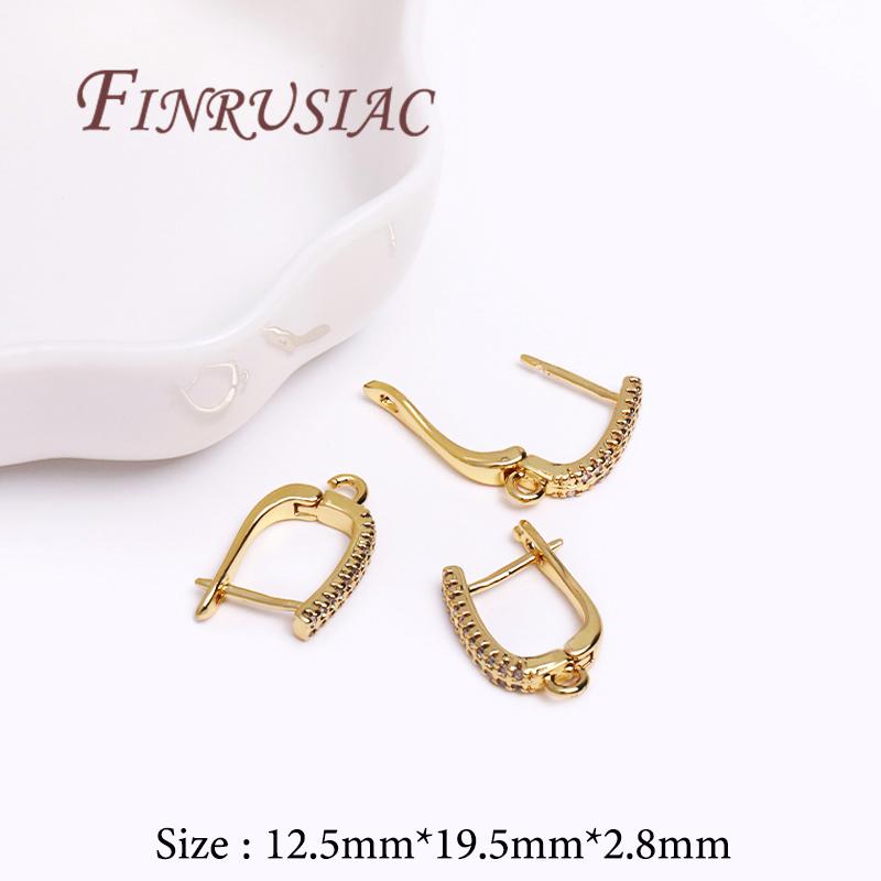 Multi Styles 18K Gold Plated Earwires,Fasteners For Earrings,Hooks For Earring DIY Jewelry Making Supplies,Earring Hook Clasp