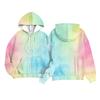 Children Girls And Boys Fashion Jacket Casual Printed Long-sleeved Hooded Cardigan Sweatshirts